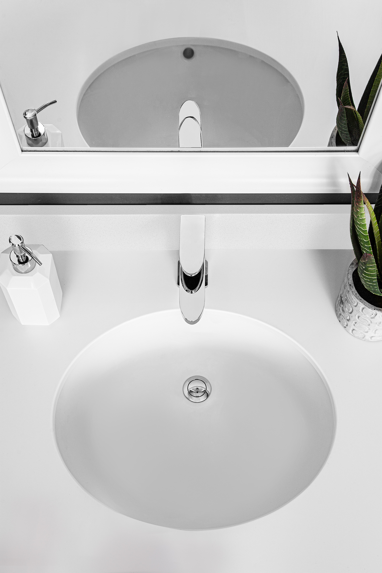 Wash top pan sink
